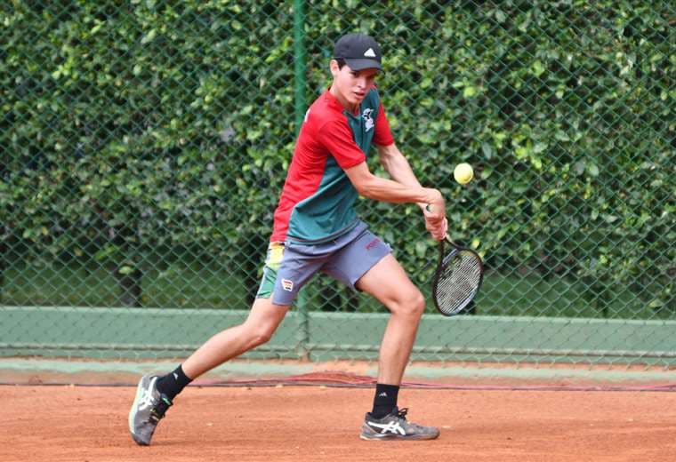 Juan Carlos Prado, tenista nacional que participa en los Panamericanos Junior. Foto: JP