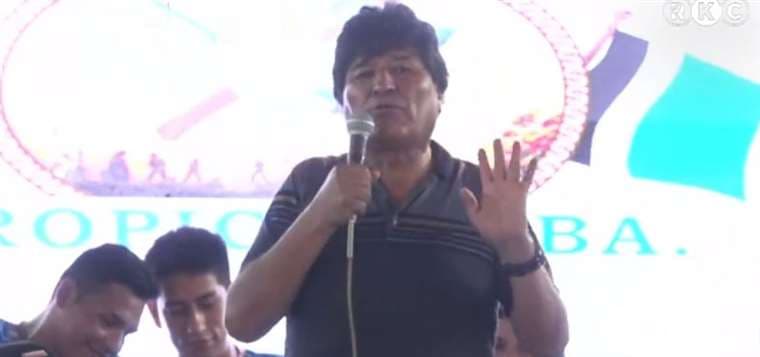 El último discurso de Evo Morales tuvo varios ejes