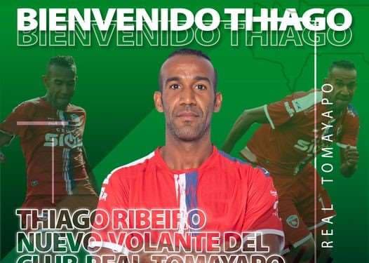 Thiago Ribeiro, el nuevo fichaje de Real Tomayapo.