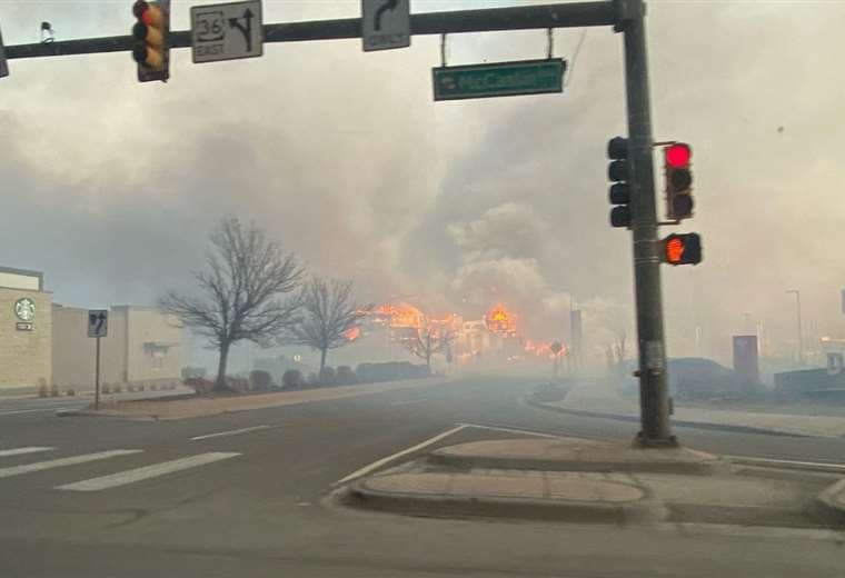 Fuego y humo en Colorado/Foto: AFP