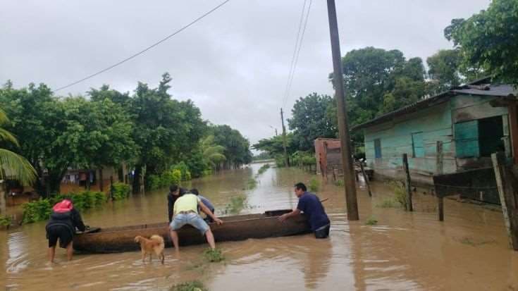 Hardemann, en el municipio de San Pedro es uno de los más afectados por las inundaciones
