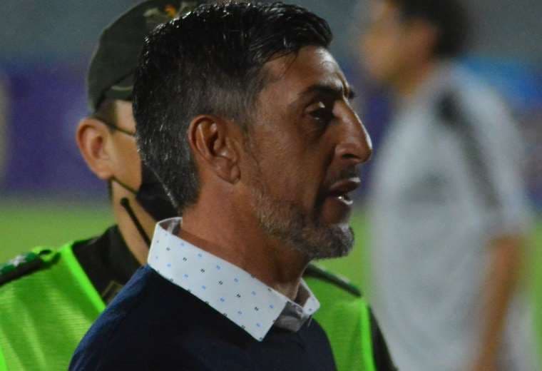 Cristian Díaz, director técnico de The Strongest. Foto: APG Noticias