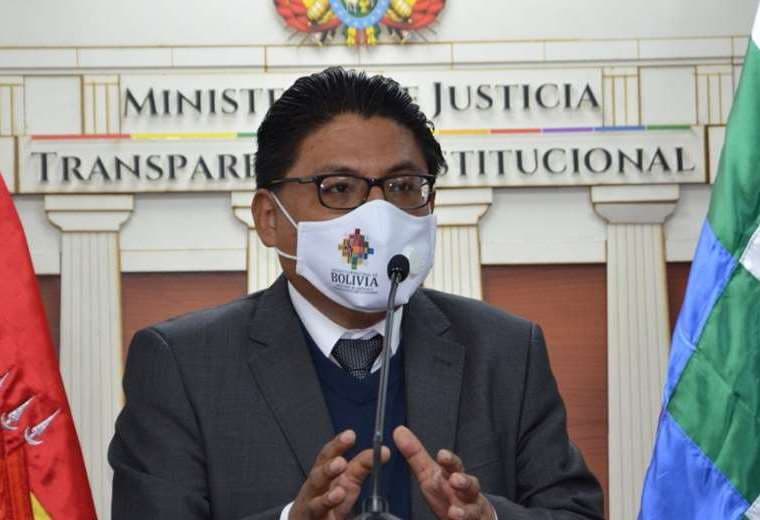El ministro de Justicia, Iván Lima.