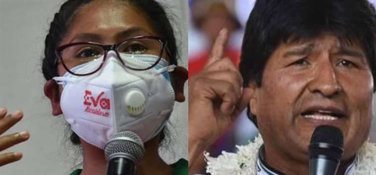 Evo Morales no pudo aguantar de referirse a Eva Copa y lo hizo en campaña (Foto: RRSS)