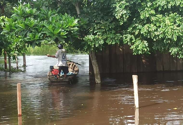 La inundación afecta a los municipios de Loreto, San Ignacio de Moxos y Trinidad 