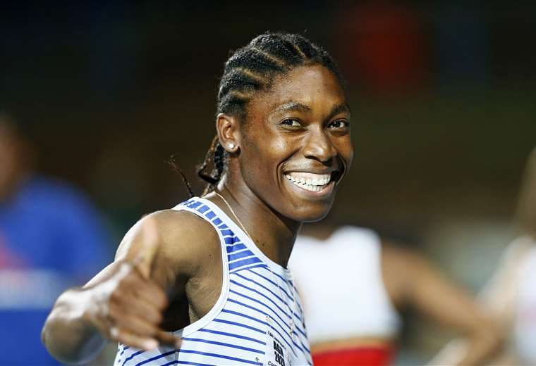  Caster Semenya, atleta sudafricana. Foto: AFP