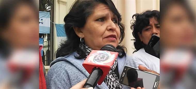Susana Mendiola, madre de una de las víctimas, manifestó su rechazo a la indemnización