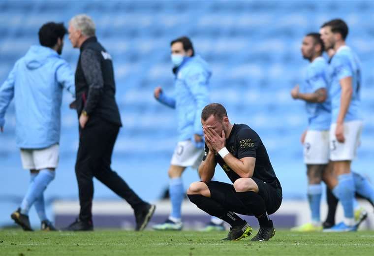 Manchester City ganó este sábado y se mantiene en la punta en Inglaterra. Foto. AFP