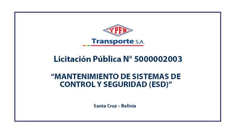 Licitación Pública N° 5000002003