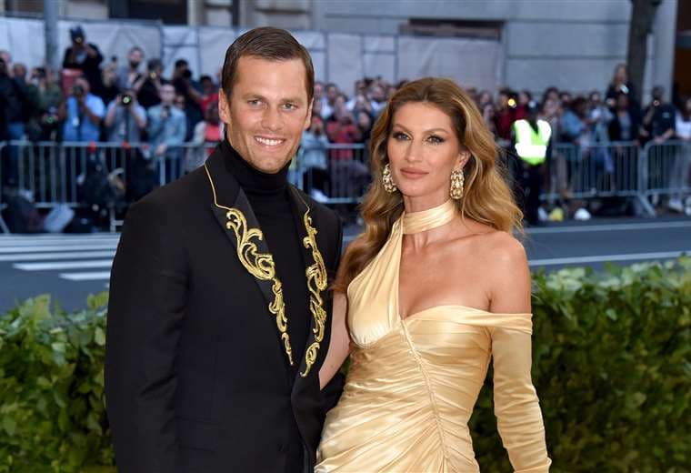 Tom Brady y su esposa la supermodelo Gisele Bundchen, una pareja de altura