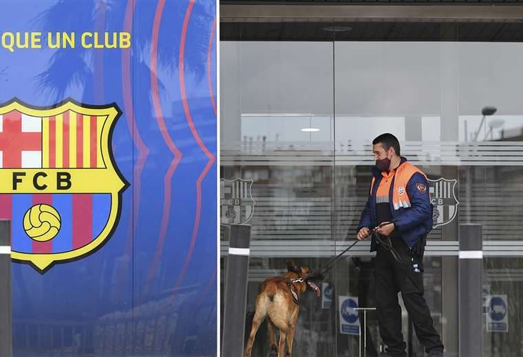 Las oficinas del FC Barcelona. Foto: AFP