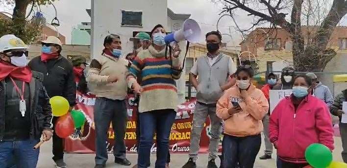 Resistencia civil de Oruro expresa su rechazo a las detenciones