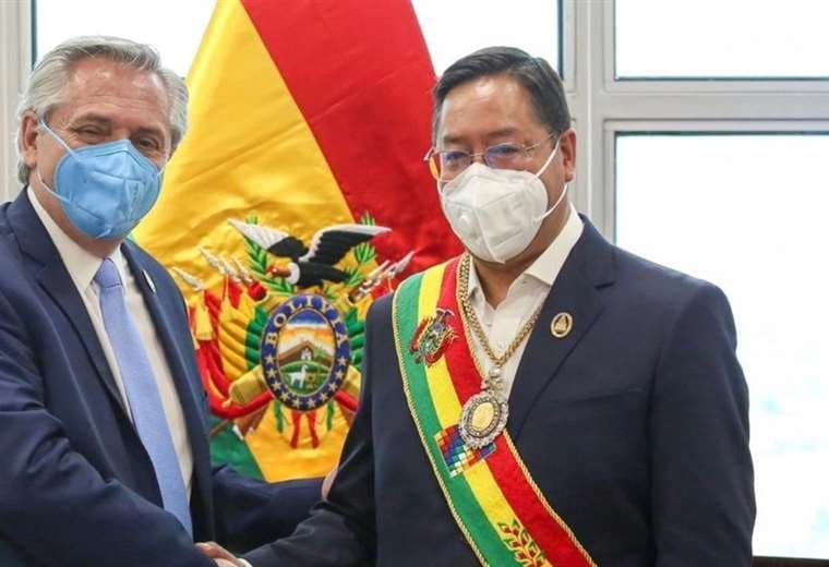 Fernández y Arce, presidentes de Argentina y Bolivia/Foto: Internet 