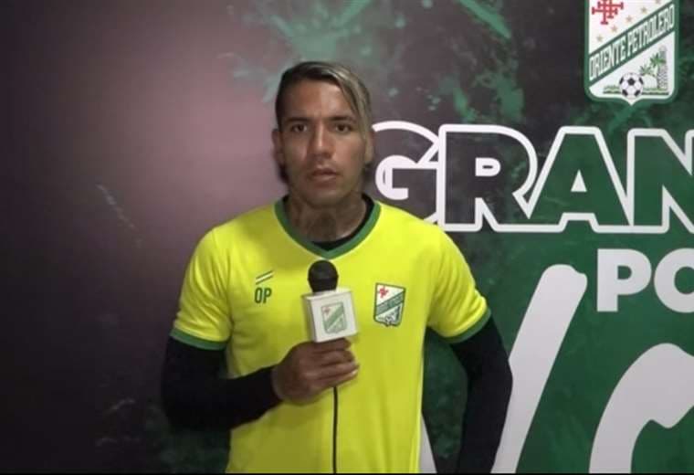 Dayro Moreno durante una conferencia de prensa virtual. Foto: Captura TV 