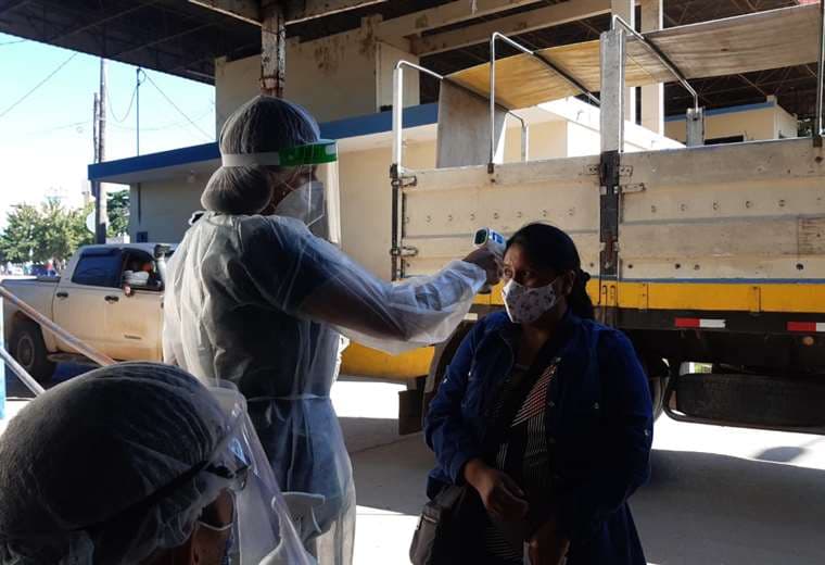Control sanitario en la frontera con Brasil. Foto Sedes 