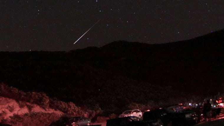 Meteorito captado por una cámara