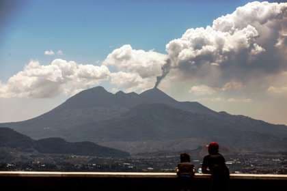 Volcán Pacaya en erupción/Foto: Archivo infobae