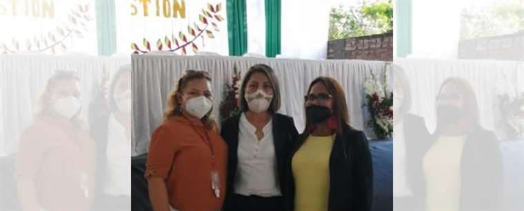 Tres mujeres asumen las direcciones de Educación de la provincia Velasco