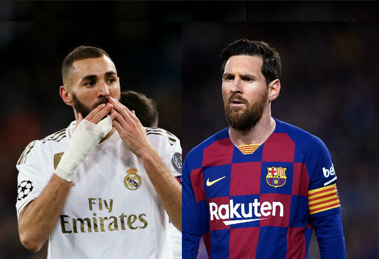 Benzema y Messi, los goleadores del fútbol español. Foto. Internet 