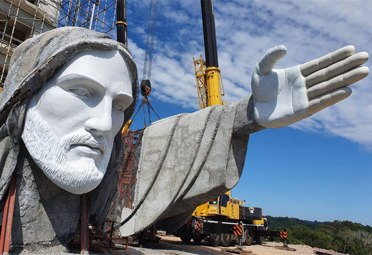 Se estima que a fin de año estará concluida la estatua. Foto. Internet 