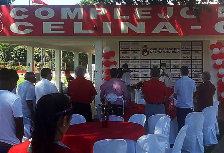 Misa de acción de gracias del club Guabirá en Montero. Foto: Zona Norte