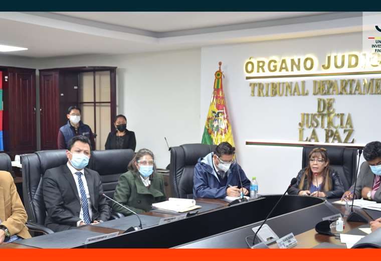 La UIF presentó sus actividades al Tribunal Departamental de Justicia de La Paz