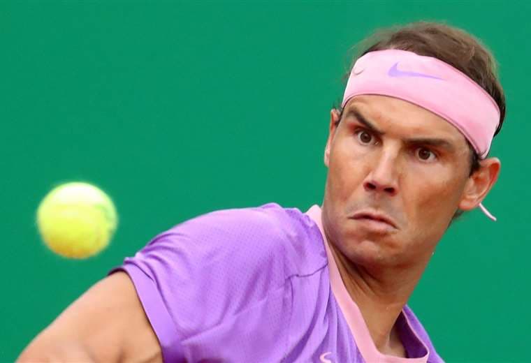Rafael Nadal volvió a jugar de forma oficial después de casi dos meses. Foto: AFP