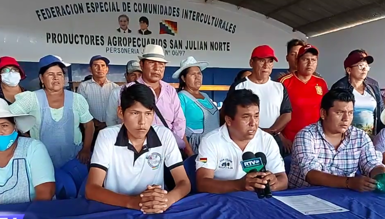 Interculturales de San Julián rechazan detención de exministro/Foto: Captura