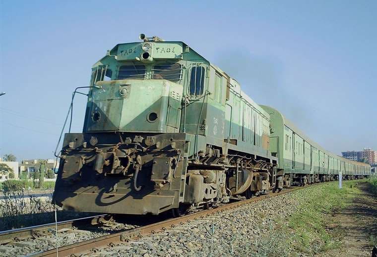 El tren se dirigía a la ciudad de El Mansura /Foto Archivo