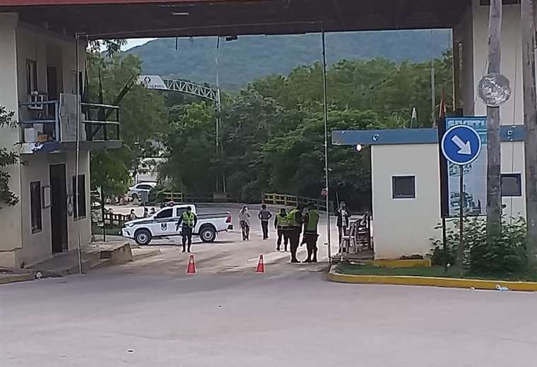 El cierre de frontera se cumple en Puerto Suárez (Foto: Lorenzo Yopiez) 