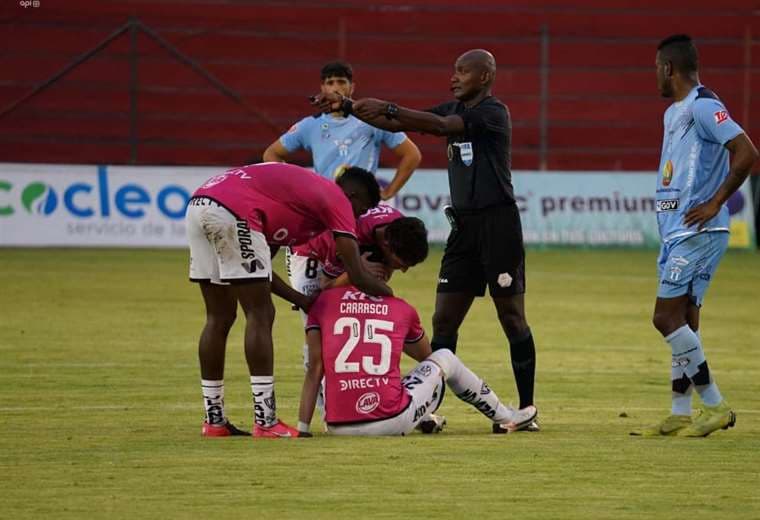 El 2 de marzo se lesionó Carrasco. Fue en su debut con Independiente del Valle. 