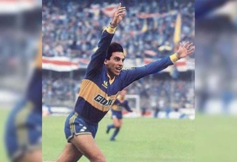 Alfredo Graciani fue goleador de Boca en la década de los ochenta. Foto: internet