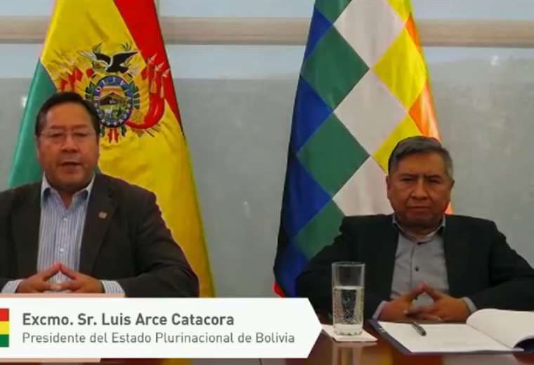 El presidente Arce participó de la Cumbre Iberoamericana de Jefes de Estado