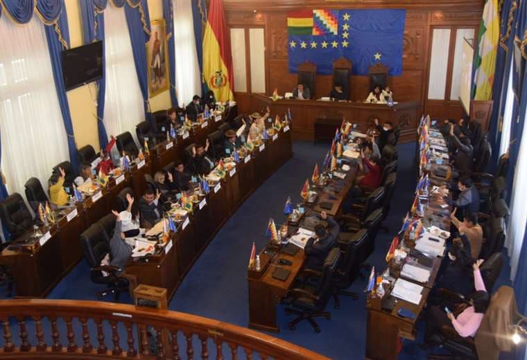 Senado en sesión /Foto: Senado de Bolivia