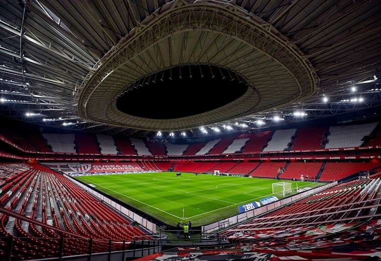 La selección española tenía que jugar en el estadio San Mames de Bilbao. Foto: Internet