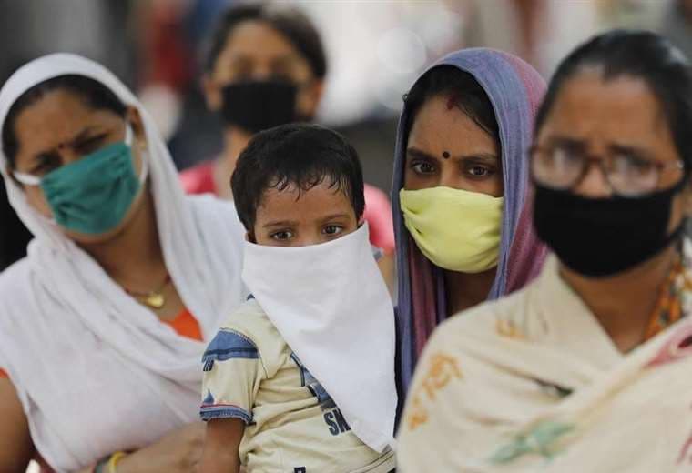 El sistema de salud colapsó en India. Foto. Internet 
