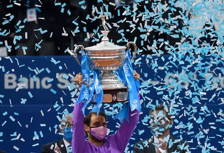 Rafael Nadal sumó un nuevo título en su carrera. Foto: AFP