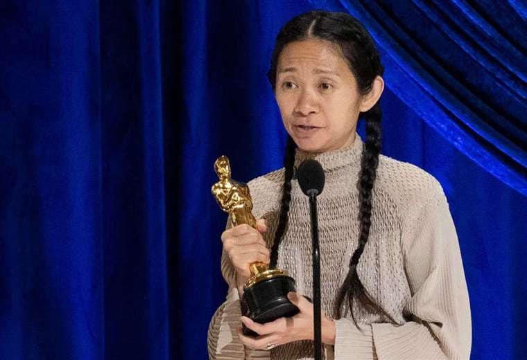 Chloé Zhao agradece por el Óscar a la mejor película a Nomadland