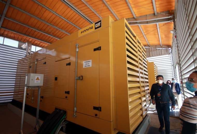 Cuenta con 2 generadores, cada uno de 1000 KVA. Foto: Jorge Gutiérrez