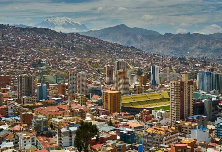 La ciudad de La Paz. Foto: Internet