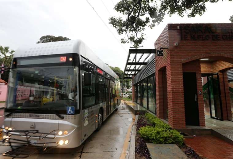 Llegan 5 buses para el servicio del BRT