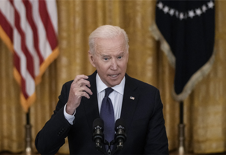 Joe Biden, presidente de Estados Unidos. Foto. AFP 