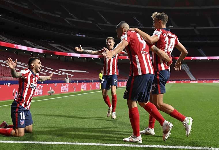 El Atlético de Madrid es líder, con 80 puntos. Foto: AFP