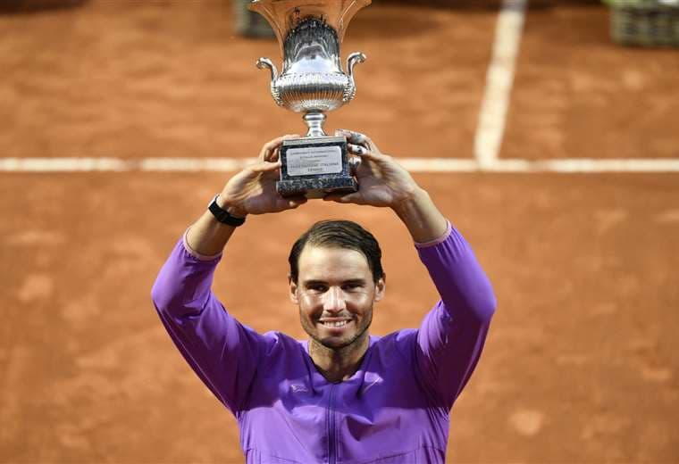 Rafael Nadal eleva a 36 los títulos que tiene en los Masters 1000. Foto: AFP