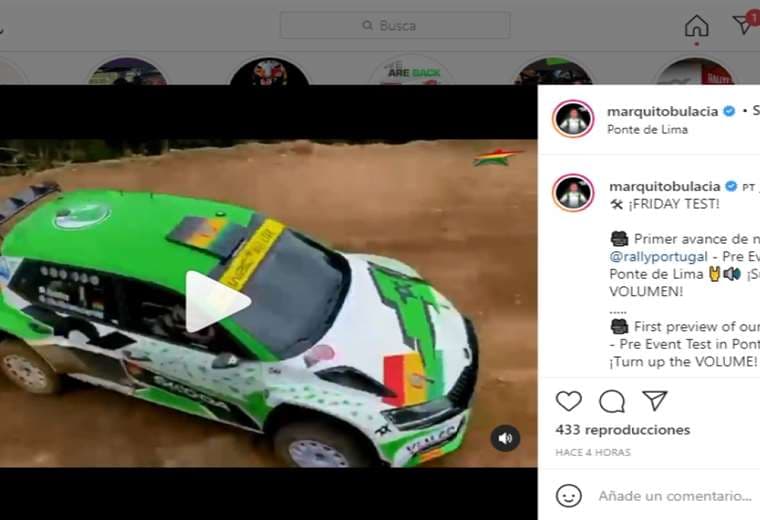Captura de pantalla de uno de los videos que publicó Bulacia en sus redes sociales