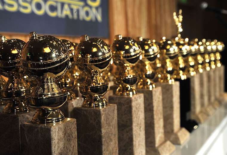 Trofeos que se entrega a los ganadores del premio Globo de Oro