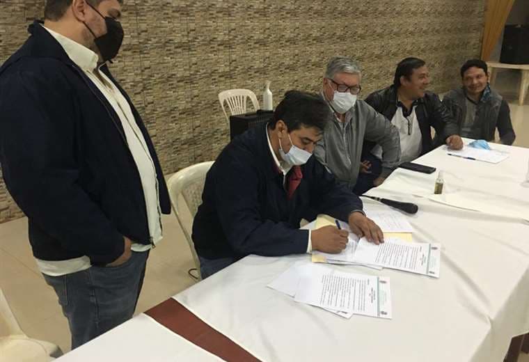 San Ignacio emite un voto resolutivo en defensa de la tierra. Foto: C. Quinquiví