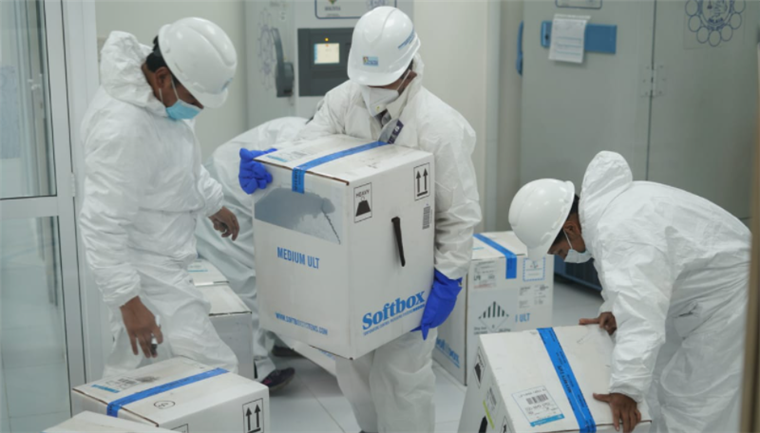 El mecanismo Covax entrega 100.626 vacunas de Pfizer. Foto ABI