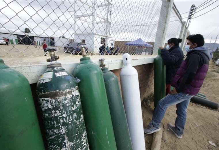 El oxígeno en Cochabamba se agotó. Foto: APG Noticias