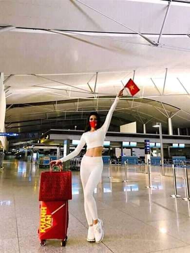 Miss Vietnam tuvo que viajar más de un día para llegar a la sede del evento